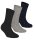 Baumwolle Herren Socken mit Ripp Design PURE