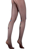 Mura Sommer-Strumpfhose mit rückwertiger Naht...