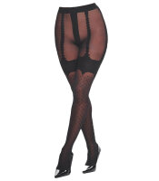 Pantyhose with floral lianas 20DEN