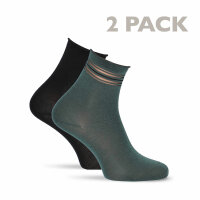 Tamaris Söckchen mit transparenten Streifen 2er-Pack