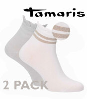 Tamaris socks with glitter stripes 2-pack