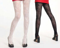 Tights with floral pattern TROCADERO 50DEN
