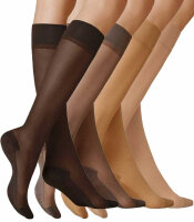 Knee-high socks Cotton Sole 20 DEN