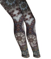 Leggings with kaleidoscope print REFLECTED