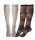 Knee-high socks with delicate flowers LACELIKE 30DEN
