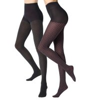 Tights with diamond pattern TIE PATTER 50DEN