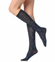 Knee socks FLORAL ROSES 50DEN