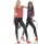 Trasparenze leggings in faux leather look Black Russian