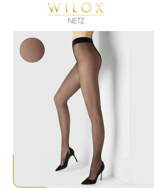 Womens fishnet tights Wilox Gold NETZ