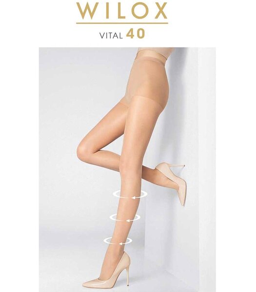 Supportive womens tights Wilox Gold VITAL 40 DEN