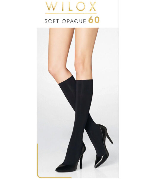 Womens knee-high socks Wilox Gold SOFT OPAQUE 60