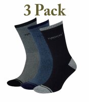 3 pairs of sports socks with active protection and...