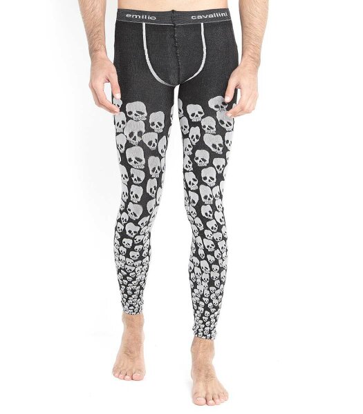 Stunning mens leggings SKULLS 100 DEN