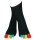 Unisex cotton toe socks with colourful toes