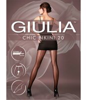 Seamed tights CHIC BIKINI 20 DEN