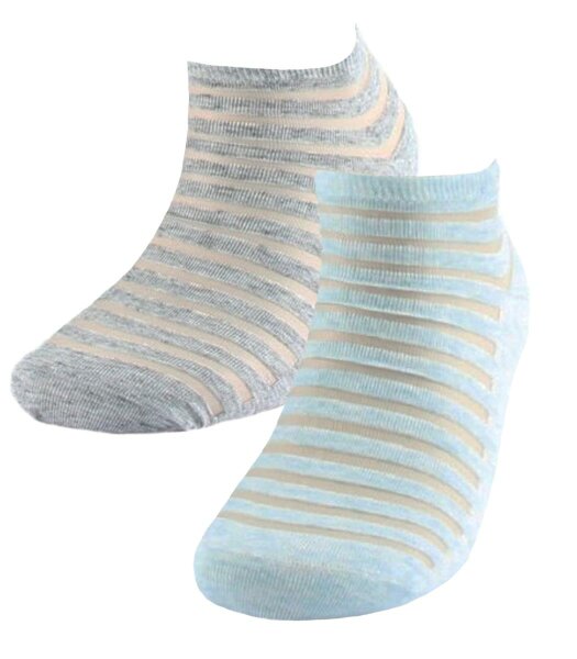 Ladies cotton sneaker socks FASHION LUCENT
