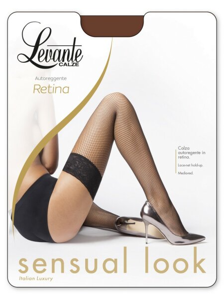 Levante feinnetz halterlose Strumpfe RETINA 20 DEN
