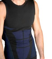Breathable sports shirt without sleeves with 3D Active...