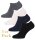 Unisex cotton sneaker sock DAILY LIFE 3-pack