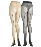 Seidige Strumpfhose mit Rückennaht PENNAC 20DEN