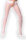 Glänzende luxuriöse Ouvert Strumpfhose P105 20DEN white-S/M