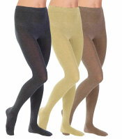 Knitted tights in comfort size for a petite figure SUPER...