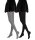 Knitted tights with ribbed pattern