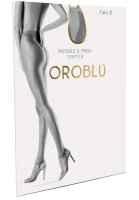 OROBLÚ Sheer pantyhose GEO 8DEN bronze effect