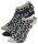 Damen Glitzer-Sneaker-Söckchen mit Leopardenmuster
