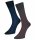 Cotton mens socks with ribbed structure